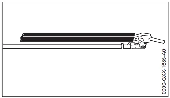 STIHL FH KM Adjustable Power Scythe - Transport Position