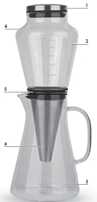 BEEM 03075 500ml Cold Drip Coffee Maker-fig2