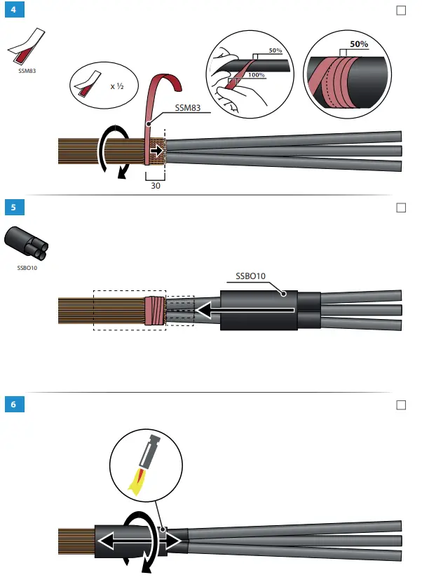 ENSTO-HIT3-1212L-Indoor-Finish-Heat-Shrink-FIG4