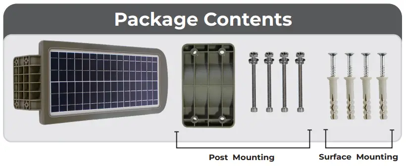 GAMA SONIC 201iS60822 12w Solar Area Light - fig