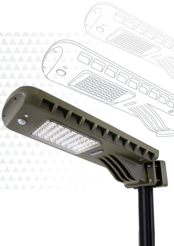 GAMA SONIC 201iS60822 12w Solar Area Light