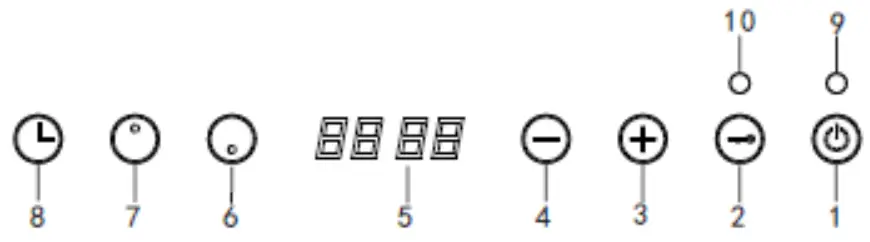 COOKOLOGY CIHDD700 70cm Induction Downdraft Cooker Hood - Induction hob