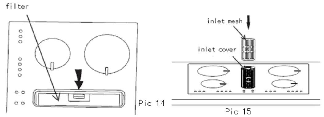 COOKOLOGY CIHDD700 70cm Induction Downdraft Cooker Hood - choose either