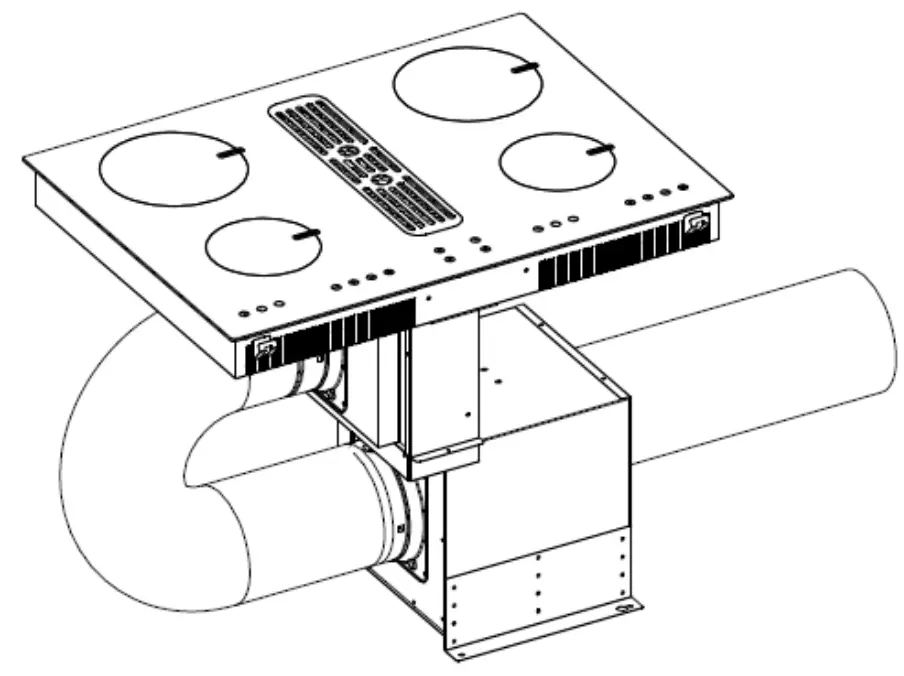 COOKOLOGY CIHDD700 70cm Induction Downdraft Cooker Hood