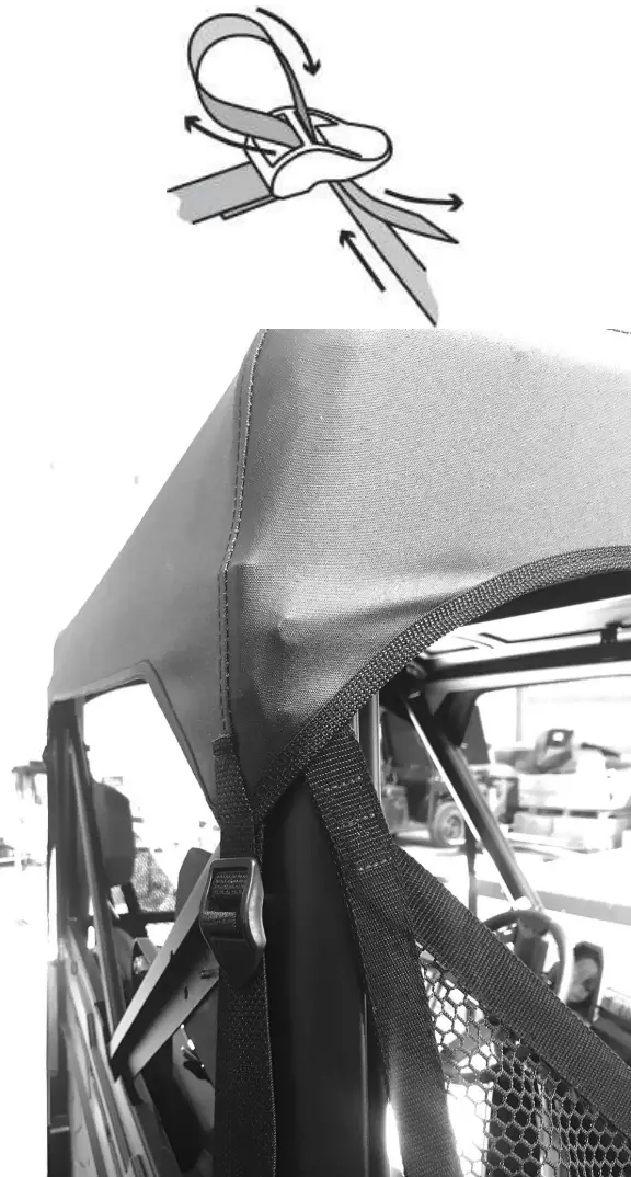 FALCON RIDGE PO 14MIDRANGER FC05 Mid Size Polaris Ranger Cab Enclosure - Fig 11