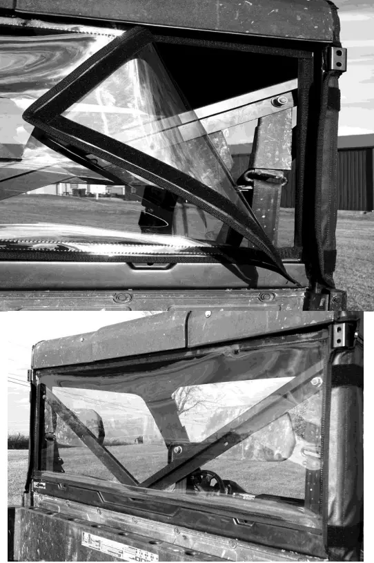 FALCON RIDGE PO 14MIDRANGER FC05 Mid Size Polaris Ranger Cab Enclosure - Fig 9