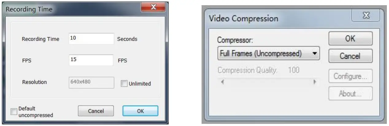 Recording Instructions