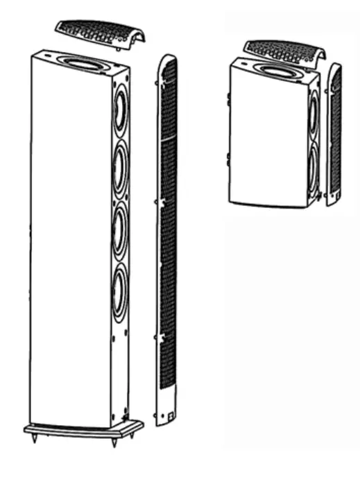 Pioneer Elite SP-EFS73 Andrew Jones Home Audio Floor Standing Speaker-2