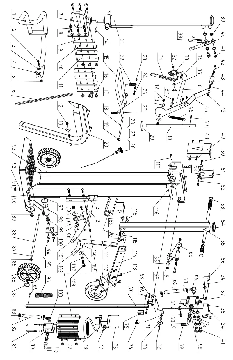 scheppach HL1350 Log splitter fig 1
