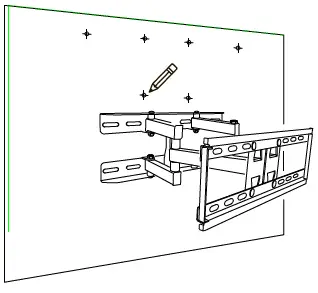 VonHaus 3005060 Double Arm Cantilever Tilting TV Bracket-19