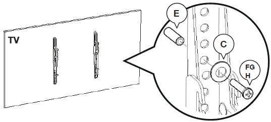 VonHaus 3005060 Double Arm Cantilever Tilting TV Bracket-22