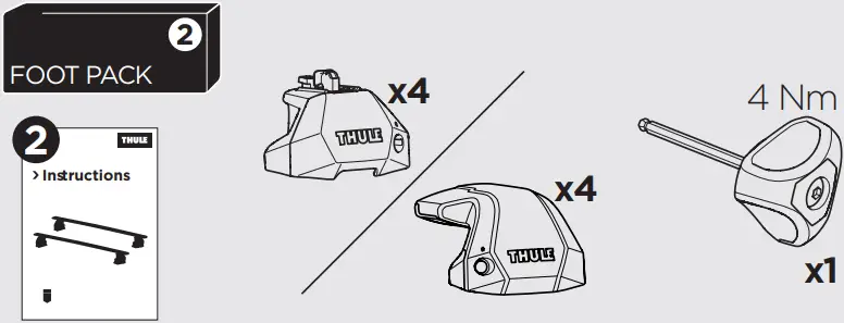 THULE 187027 Custom Fit Kit A02