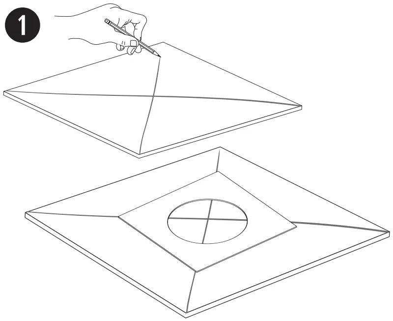 Cutting the Ceiling Tile