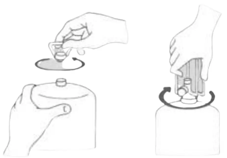 CAMPINGAZ 1 Feu R R80 Single Gas Cylinder Burner - fig1