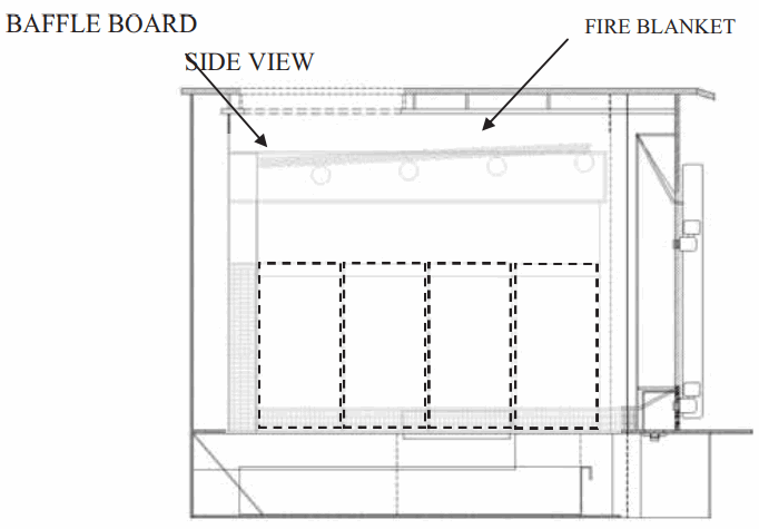 BUCK STOVE 81 Wood Stove Or Fireplace Insert - BAFFLE BOARD