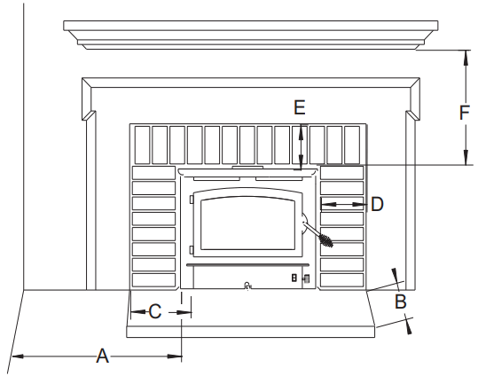 BUCK STOVE 81 Wood Stove Or Fireplace Insert - MASONRY INSERT
