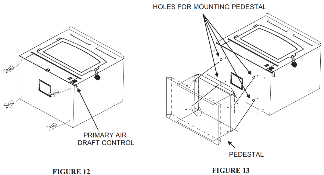 BUCK STOVE 81 Wood Stove Or Fireplace Insert - UR NEW HOLE