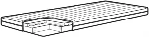 MALFORS foam mattress