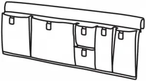 MÖJLIGHET bed pocket