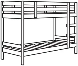 MYDAL bunk bed frame