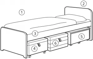 Storage beds and pull-out beds - complementary products