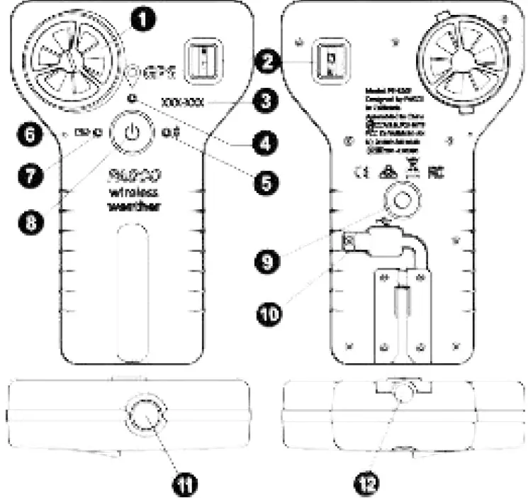PASCO PS-3209 Wireless Weather Sensor w 02
