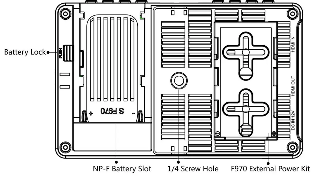 FEELWORLD F970 6-Inch Full HD Touch Screen Monitor - fig 2