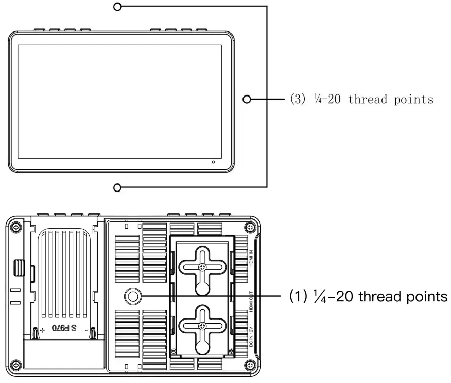 FEELWORLD F970 6-Inch Full HD Touch Screen Monitor - fig 8