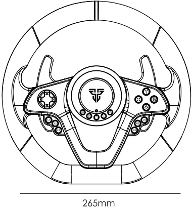 FANTECH R1 Racing Steering Wheel-fig2