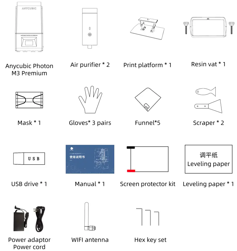 ANYCUBIC Photon M3 Premium 8K High Precision 3D Printer - fig 1