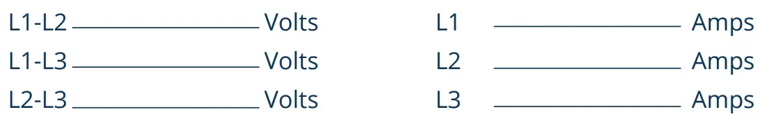 3-PHASE STARTUP PROCEDURE