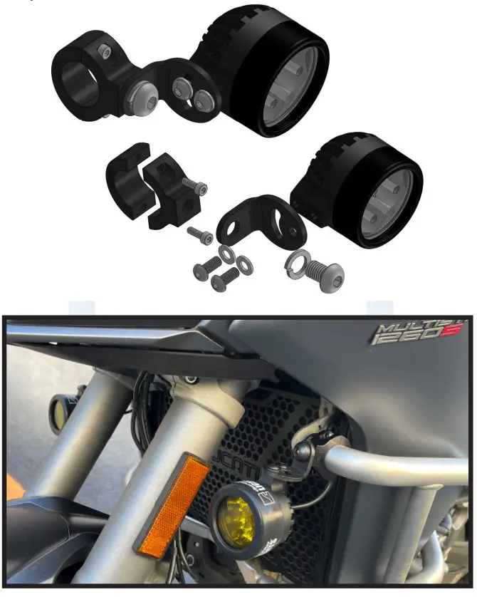 clearwater LIGHTS Ducati Darla LED Light Kit - Light 6