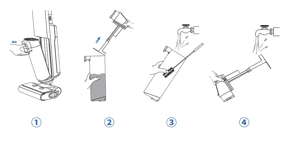 PROSCENIC F20 Wash Vac Cordless Wet Dry Vacuum Cleaner - fig 13