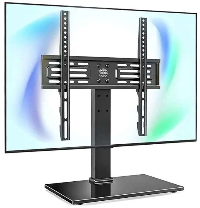 FITUEYES-TT105201GB-Universal-TV-Stand-Table-Top-img