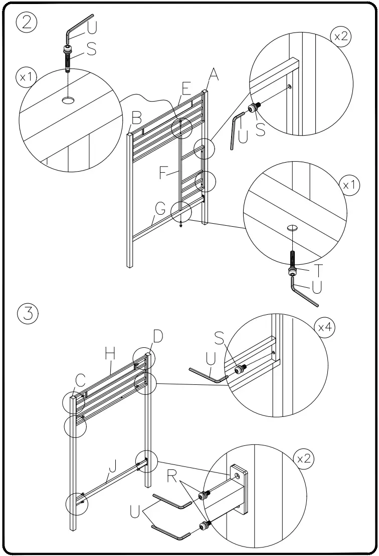 ASHLEY B075-159 Furniture Broshard Twin Metal Bunk Bed - fig 3