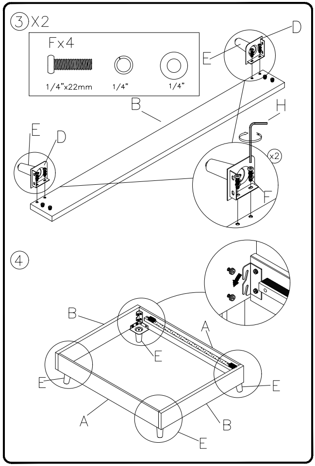 ASHLEY B095-771 Furniture Vintasso Twin Upholstered Platform Bed - fig 4