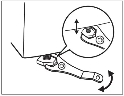 Electrolux EWF8241SS5 Washing Machine - Positioning and levelling 2