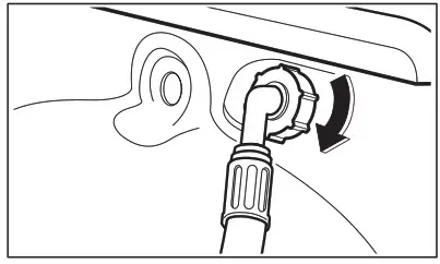 Electrolux EWF8241SS5 Washing Machine - The inlet hose