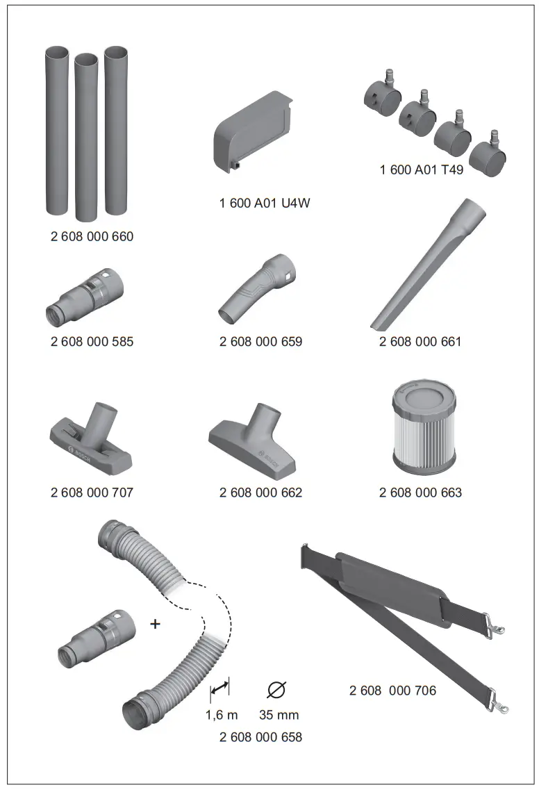 BOSCH GAS 18 V10 L 34Ltr sec 18V Li Ion Coolpack Cordless Dust Extractor - fig5