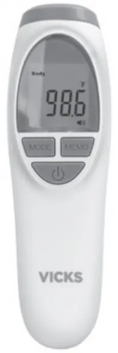 VICKS VNT200US No Touch 3-in-1 Thermometer --