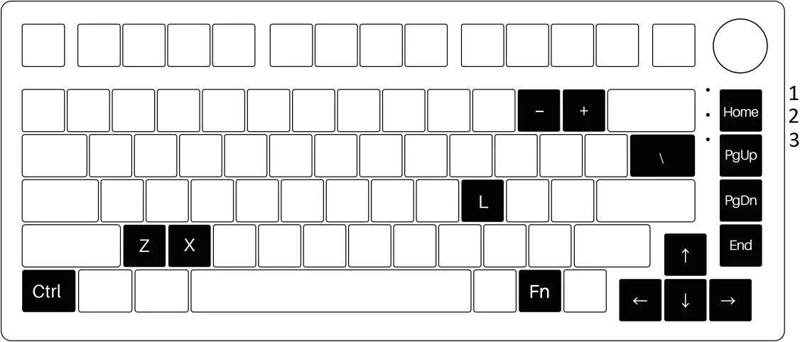 PC75B B - Backlights Settings