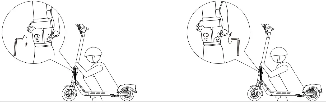 Adjust the handlebar