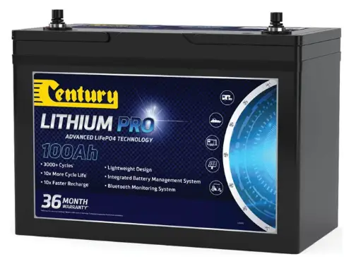 CENTURY C12 100XLi 100AH Lithium Deep Cycle-