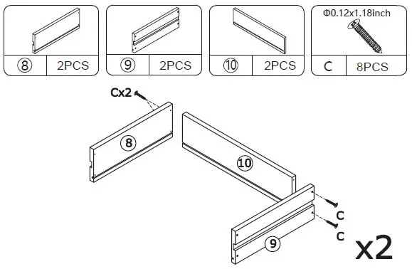 JAXPETY-Modern-Wood-Minimalist-Nightstand-Set-with-2-Drawer-9