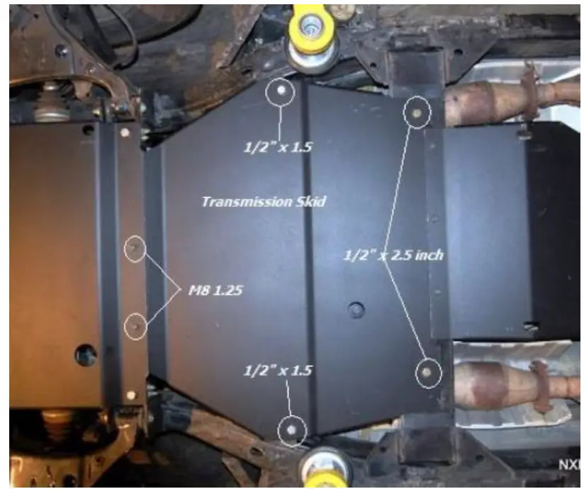 HEFTY FABWORKS 2005 + Xterra Transmission Skid 1