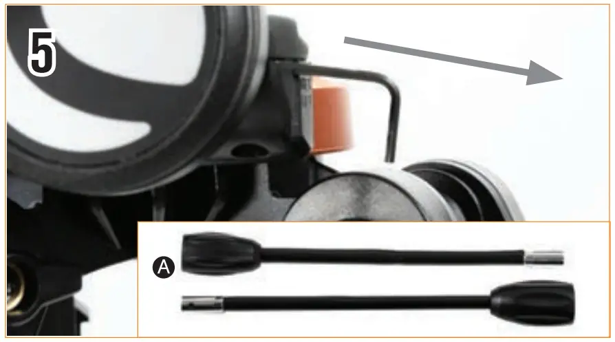 CELESTRON 22463 StarSense Explorer DX 6 Inch Schmidt Cassegrain AZ - hex key