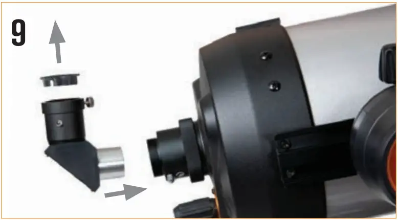 CELESTRON 22463 StarSense Explorer DX 6 Inch Schmidt Cassegrain AZ - image diagonal