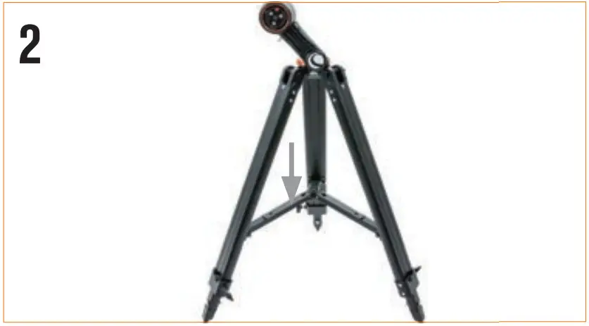 CELESTRON 22463 StarSense Explorer DX 6 Inch Schmidt Cassegrain AZ - leg brace