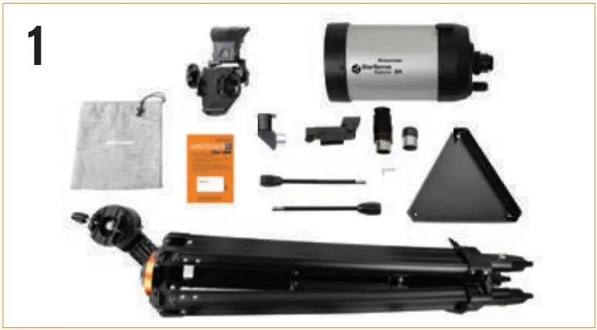 CELESTRON 22463 StarSense Explorer DX 6 Inch Schmidt Cassegrain AZ - parts