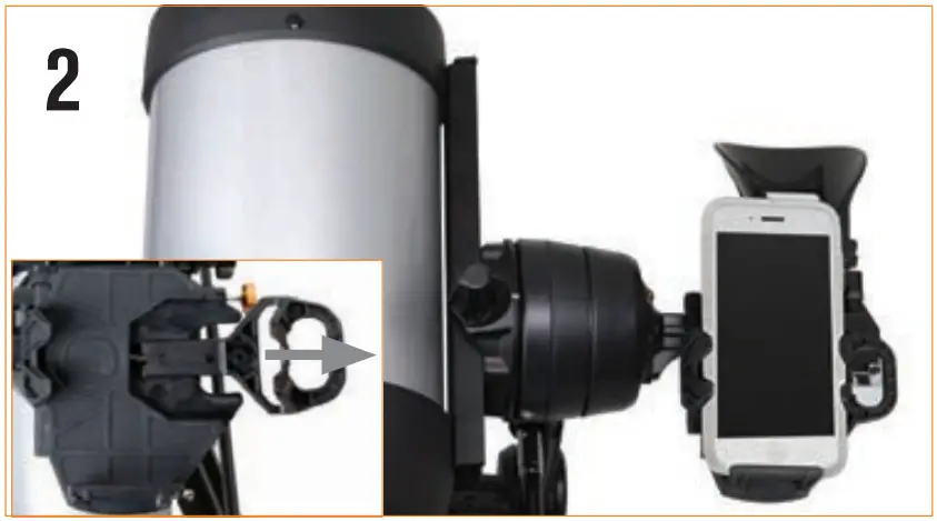 CELESTRON 22463 StarSense Explorer DX 6 Inch Schmidt Cassegrain AZ - spring loaded slider